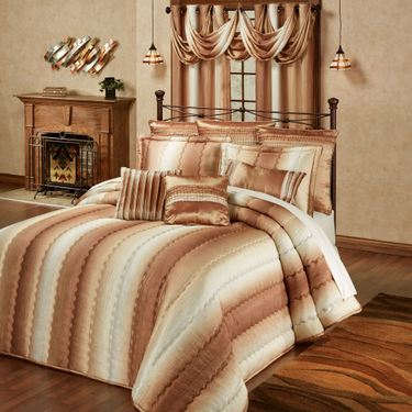 Mirage Grande Quilted Bedspread Sienna BrownImage