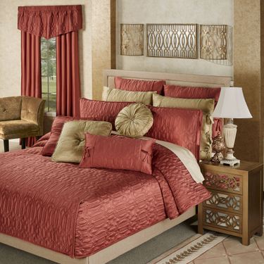Oxford Classics Mini Coverlet Set CinnabarImage