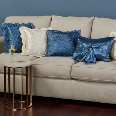 Portia Flanged Pillow 14 SquareImage