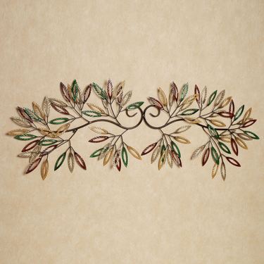Leafy Afterglow Branch Wall Art Multi EarthImage