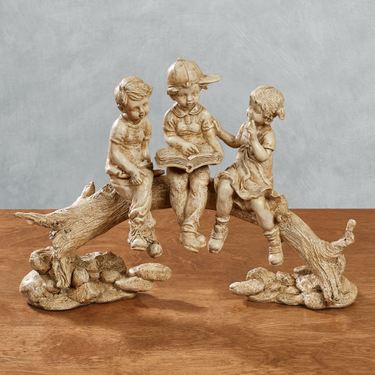 Summer Stories Children Figurine BeigeImage