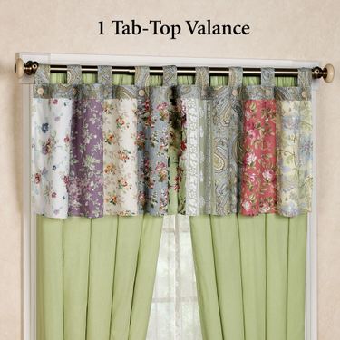 Blooming Prairie Tab Top Valance Multi Cool 84 x 21Image