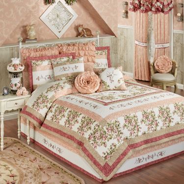 Daydream Quilt Bed Set RoseImage