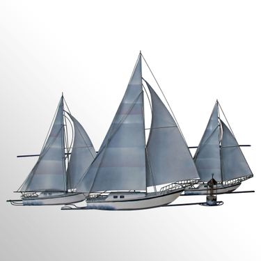 At the Races Metal Wall SculptureImage