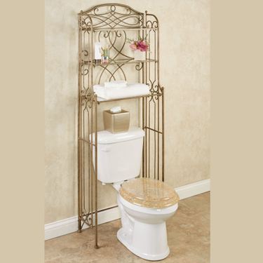 Abbianna Bathroom Space Saver Antique GoldImage