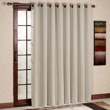 Ultimate Blackout Grommet Patio Panel  112 x 84Image