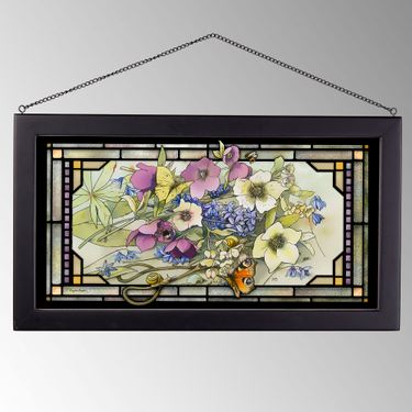 Gardeners Delights Window Art Panel Multi PastelImage