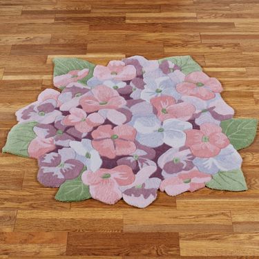 Floral Dance Round Rug Multi PastelImage
