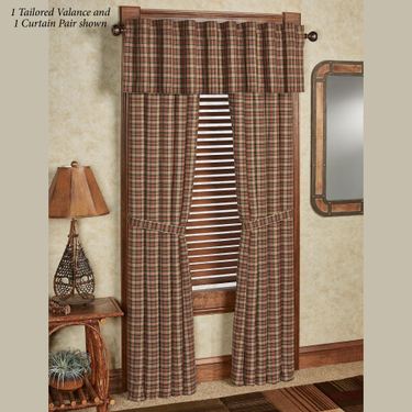 Crosswoods Curtain Pair Multi WarmImage