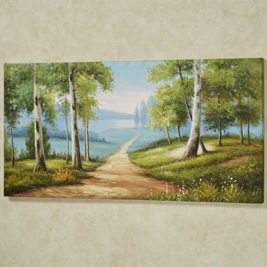 Afternoon Solitude Canvas Wall Art Multi WarmImage