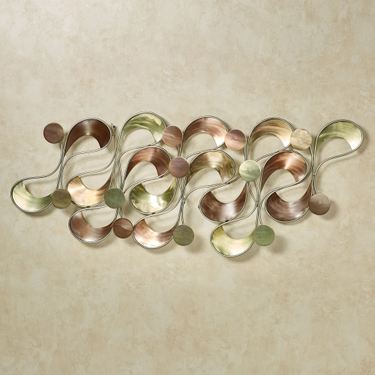 Deviate Wall Sculpture Multi MetallicImage