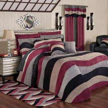 Apex Grande Bedspread Charcoal/OnyxImage