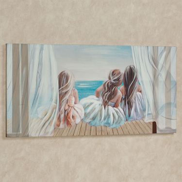 Three Belles Canvas Wall Art Multi CoolImage