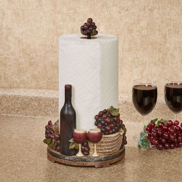 Wine Picnic Paper Towel Holder Multi EarthImage