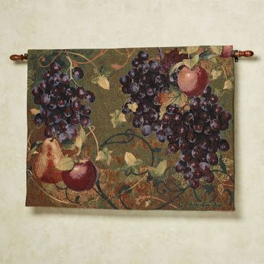 Tuscan Countryside Fruit Wall Tapestry Multi WarmImage