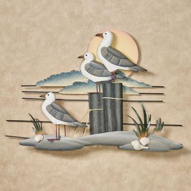 Seaside Perch Wall Sculpture Multi EarthImage