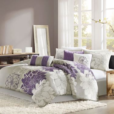 Amaryllis Comforter Bed Set PurpleImage