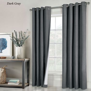 Westville Blackout Wide Grommet Curtain PairImage
