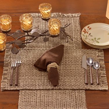 Tweed Basics Table Runner Espresso 13 x 54Image