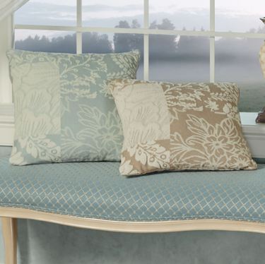 Maisonette Tailored Pillow Blue 18 SquareImage