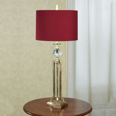 Everston Table Lamp BurgundyImage