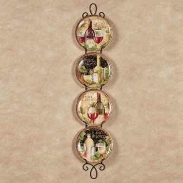 Laylla Satin Gold Petite Plate Rack for 6