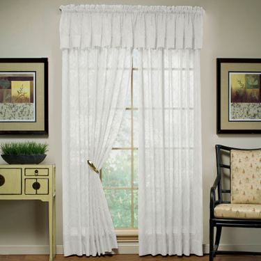 Sapphire Pintucked Sheer PanelImage