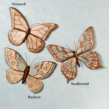 Swallowtail Butterfly Wall Art Multi PastelImage