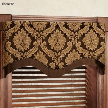 Darby Layered Scalloped Valance 50 x 17Image