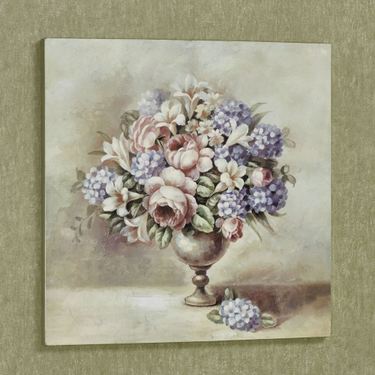 Spring Bouquet Floral Canvas Wall Art Multi PastelImage