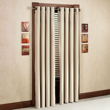 Oxford Pleat Grommet Curtain PanelImage