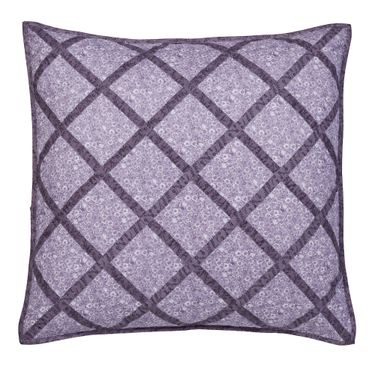 Wisteria Garden Piped European Sham Light Cream EuropeanImage