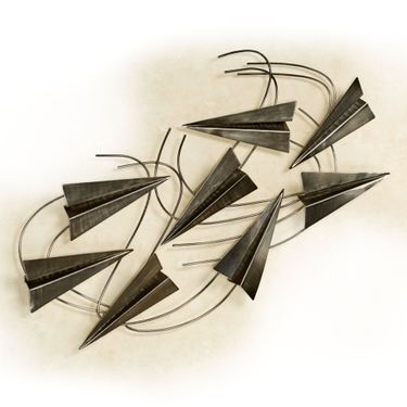 Taking Flight Wall Sculpture Antique NickelImage