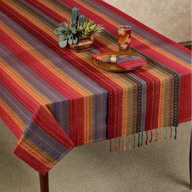 Phoenix Oblong Tablecloth Multi BrightImage