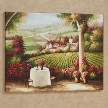 Vineyard in the Valley Canvas Art Multi EarthImage