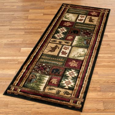 Cabin Chalet Rug Runner Multi Warm 27 x 74Image