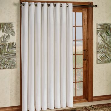 New Castle Grommet Patio Curtain Panel 106 x 84Image