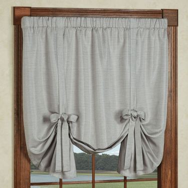 Grasscloth Tie Up Shade 54 x 63Image