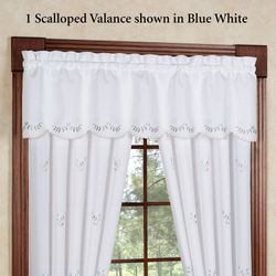 Forget Me Not Scalloped Valance 60 x 14