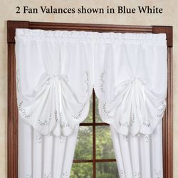 Forget Me Not Fan Valance 30 x 40
