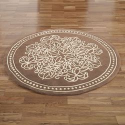Venice Lace Round Rug Topaz 5 Round