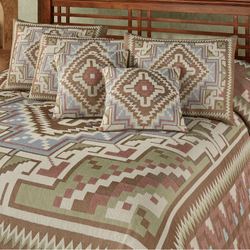 Valley View Grande Bedspread Multi Warm