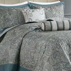 Aubrey Bedspread Bed Set Teal