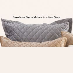 Velvet Quilted Sham European