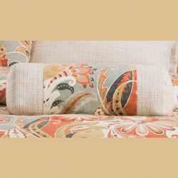 Contempo Pieced Tailored Pillow Multi Warm Neckroll