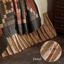 Maisie Gathered Bedskirt Honey