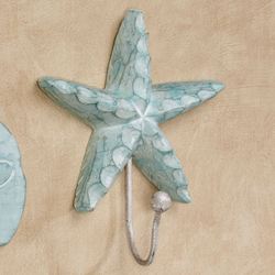 Starfish Wall Hook Aqua