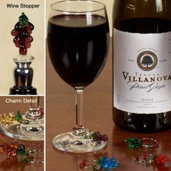 Grape Wine Charm Set PurpleImage
