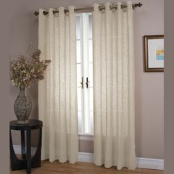 Shannon Semi Sheer Grommet Curtain Panel