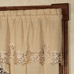 Florentina Tailored Valance Antique Gold 60 x 14